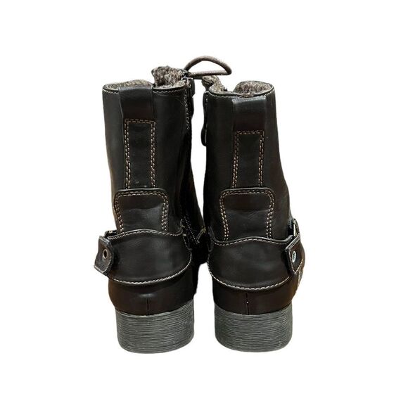 3 for $30! Bamboo brown fleece lined combat boots - Picture 3 of 8